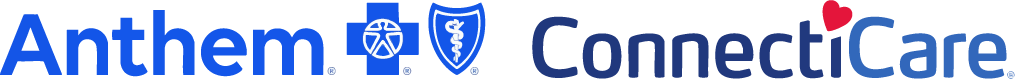 Anthem BlueCross BlueShield and Connecticare health insurance logos