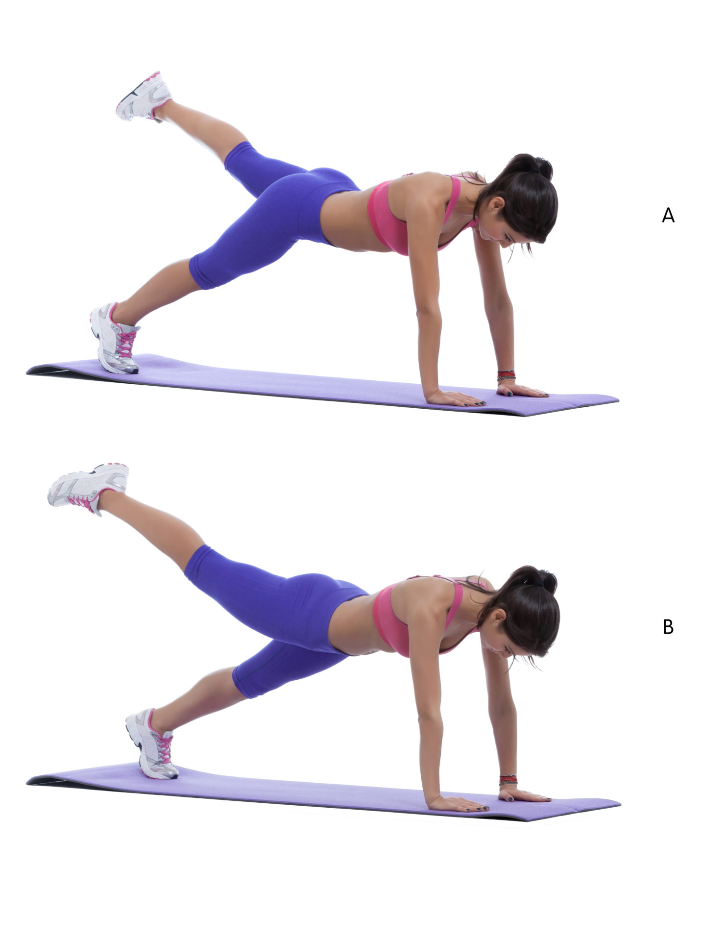 SportsMed Physical Therapy Lower Back Exercises - Plank w/ Leg Lift