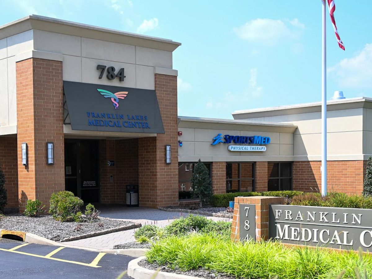 SportsMed Physical Therapy center in Franklin Lakes, Township in New Jersey