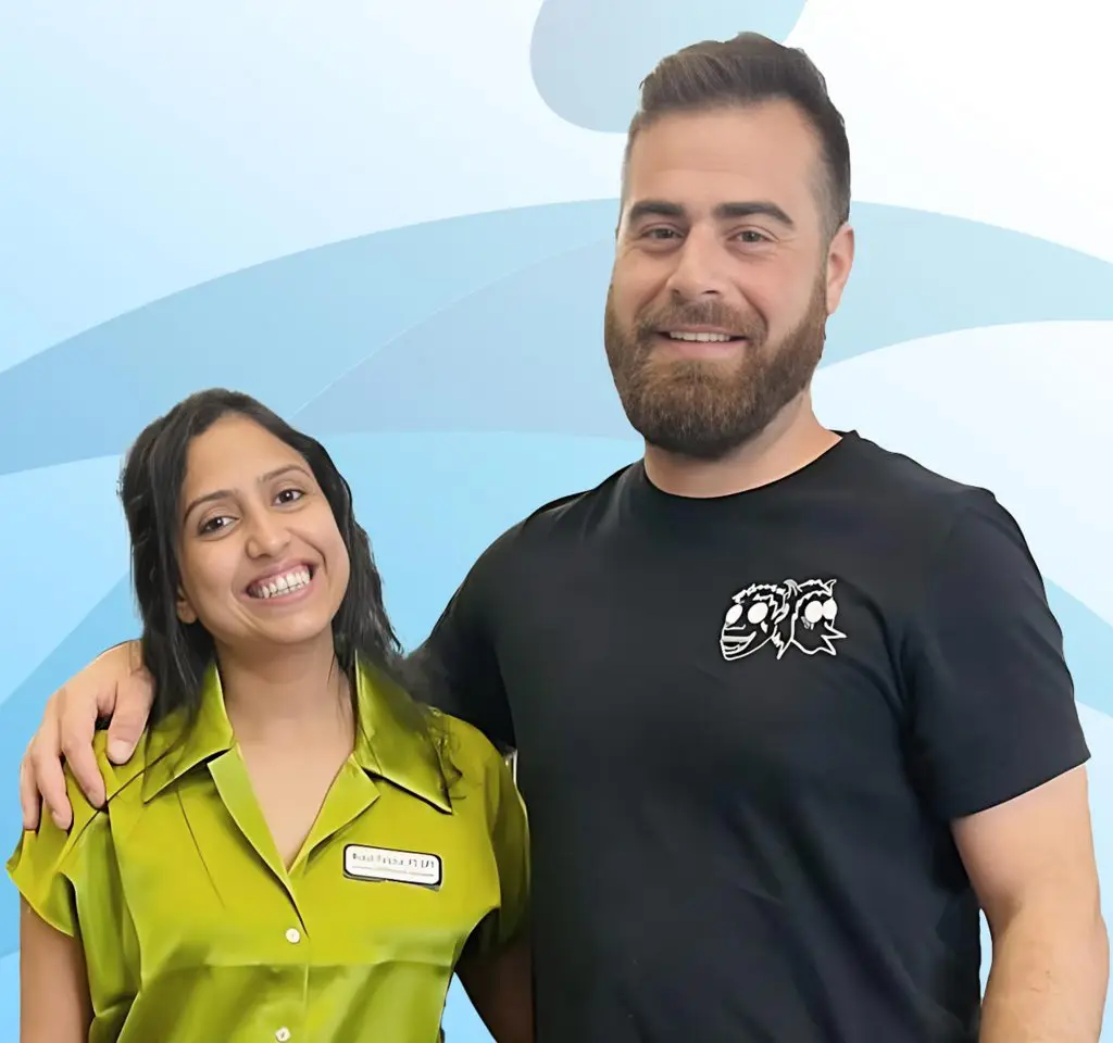 Pictures featuring patients who shared testimonials