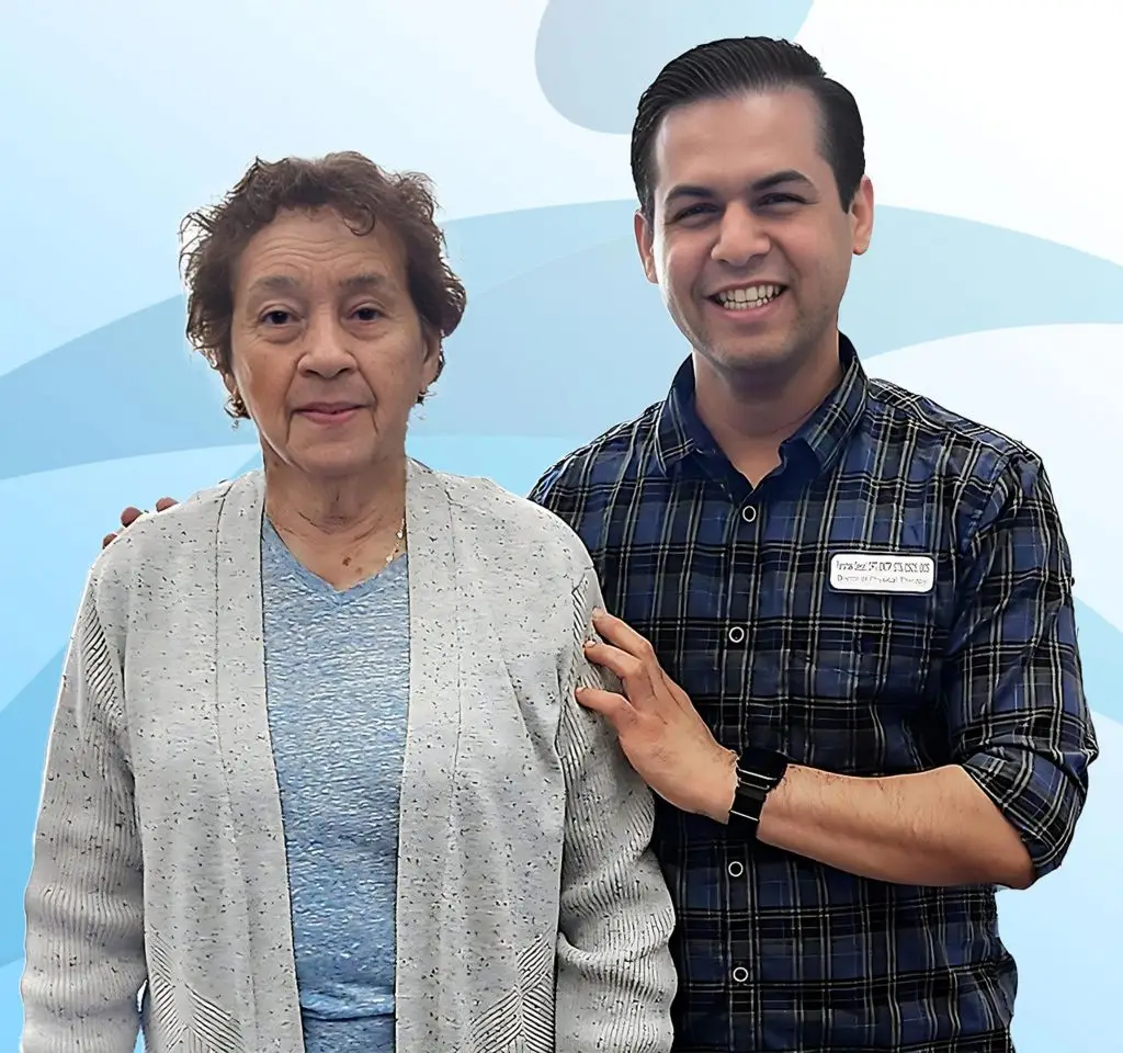 Images depicting patients who provided testimonials