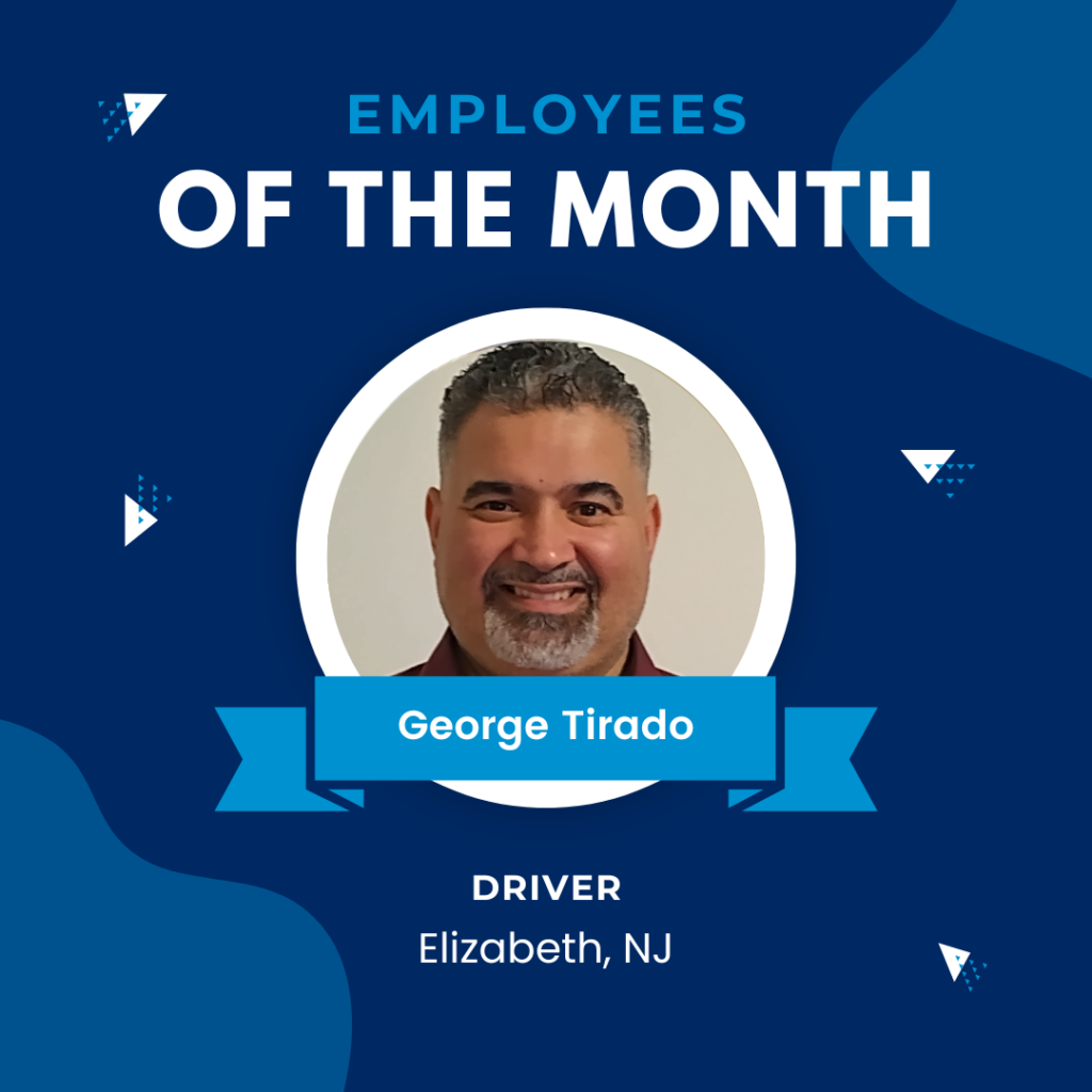George Tirado got chosen as the best employee of the month