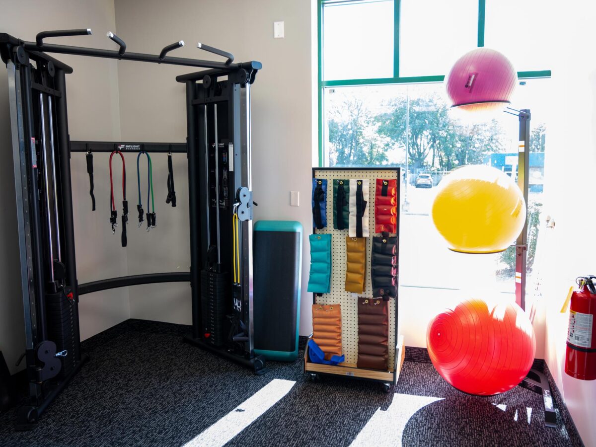 SportsMed Physical Therapy - Belleville, New Jersey - physical therapy equipment storage