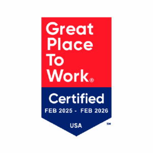 Great Place To Work Certified™ company for 2025 Great Place To Work Certified™ company for 2025