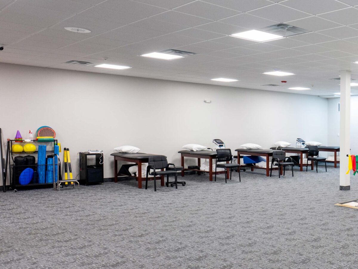Interior view of SportsMed Physical Therapy in Middletown, NJ