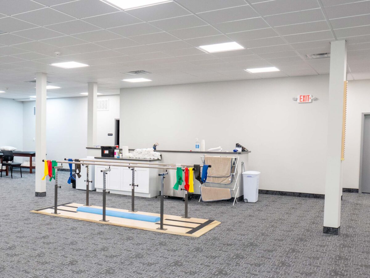Interior view of SportsMed Physical Therapy in Middletown, NJ