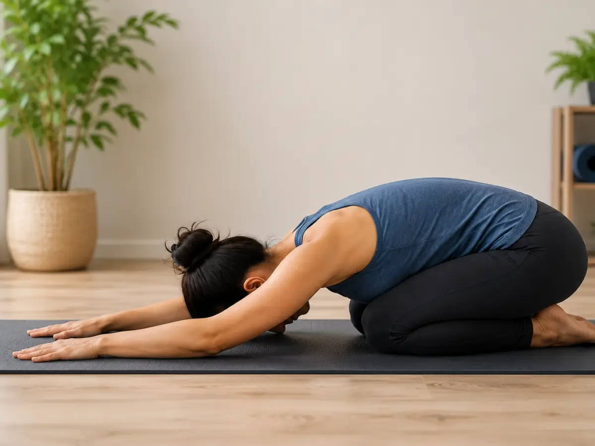 Child’s Pose for Back Pain Relief